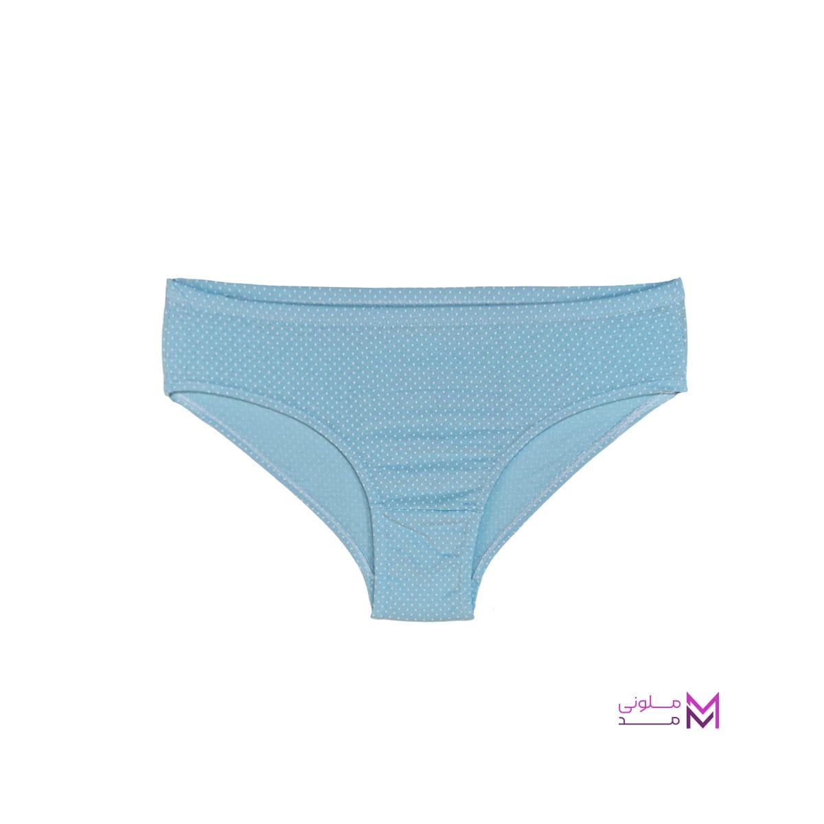 womens underpants with polka dot design in pastel colors (5) شورت زنانه طرح خال خالی با آبی پاستلی